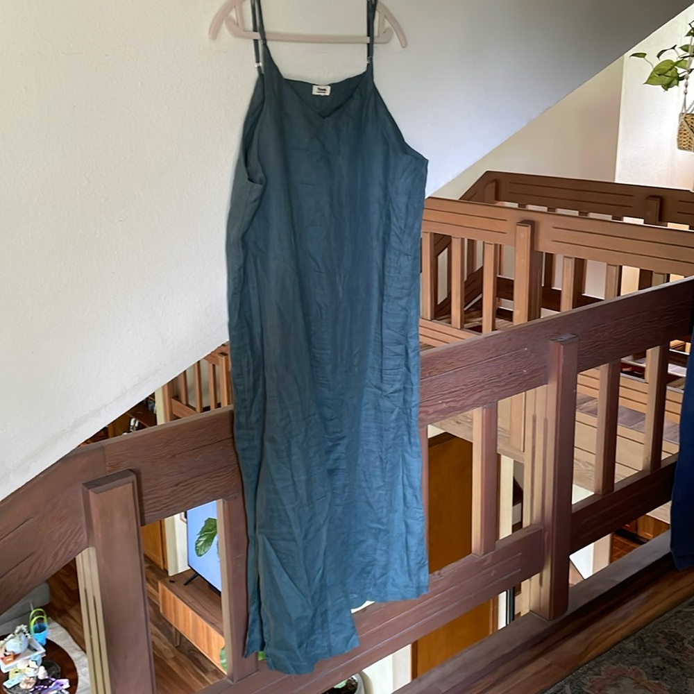 Bed Threads Linen Maxi Dress